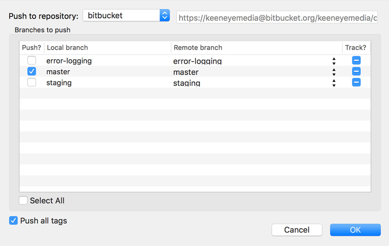 Refreshing Remote Repositories Failed Sourcetree